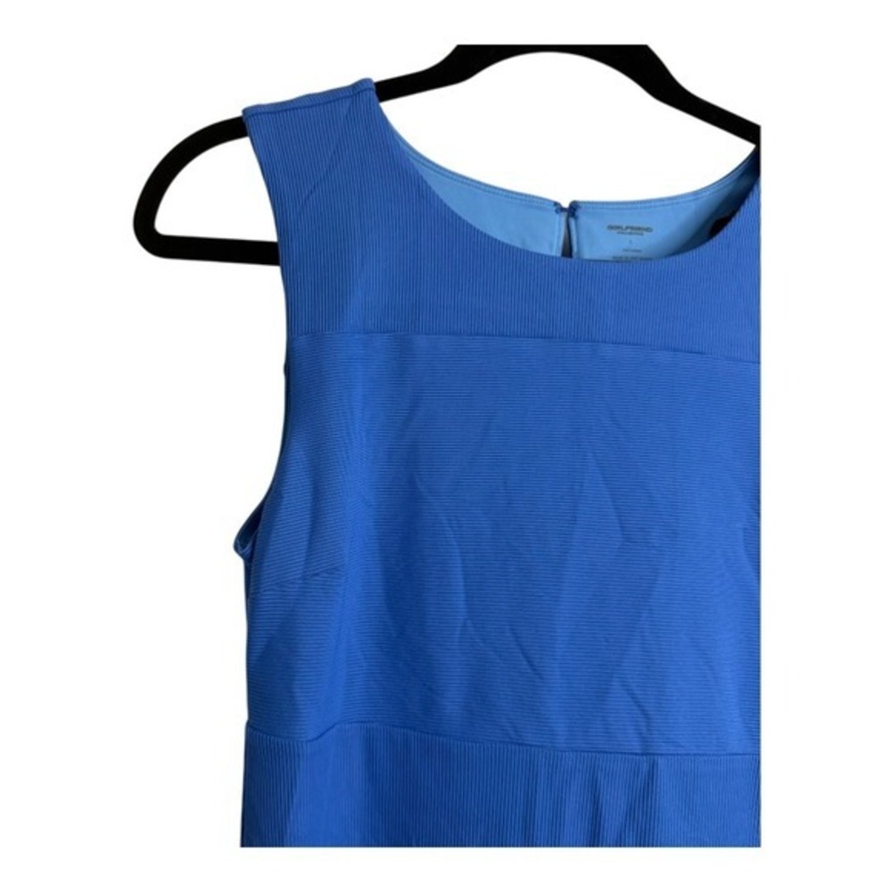 Girlfriend Collective Cobalt Blue Lucia Sleeveless Mini Dress Romper Large L NWT - Picture 9 of 16